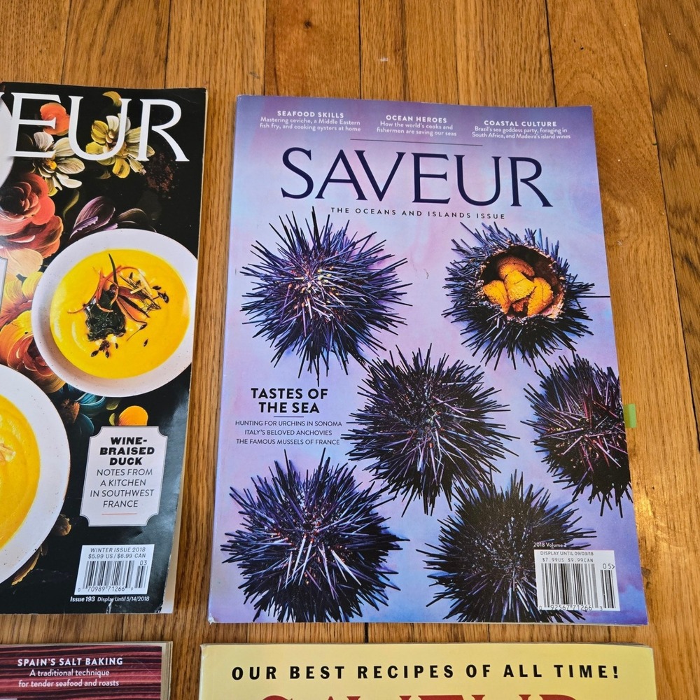 Saveur‎ Magazine Lot 6 Issues 2018-2019 25th Anniversary Global Baking - Picture 3 of 8